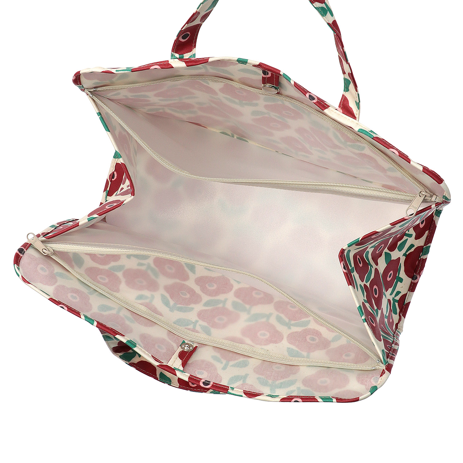 大型温泉バッグ 北欧花柄 - 画像3