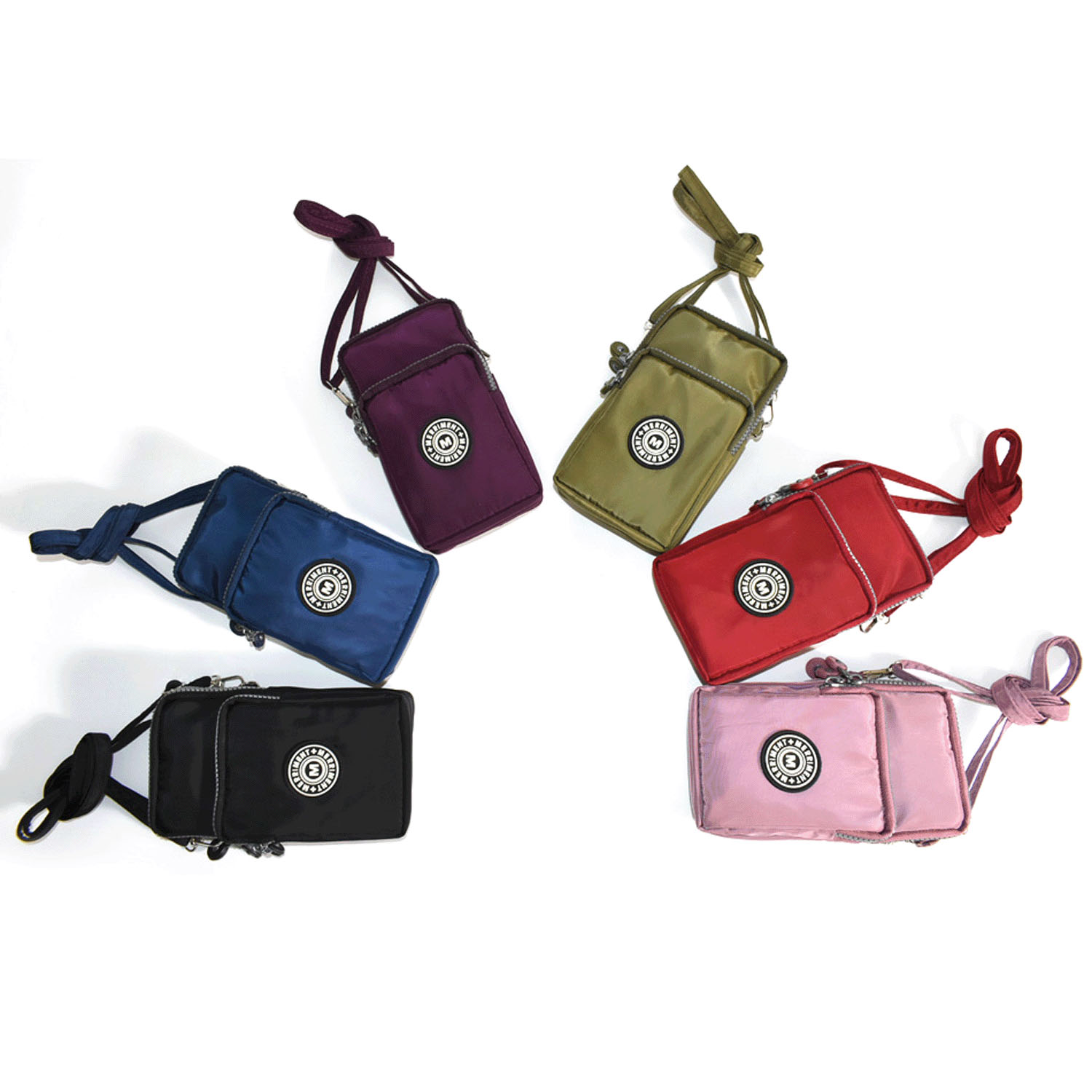 【リーフ柄 15－01 エトワール別注柄】MERRIMENT 縦型ミニショルダーバッグ - 画像6