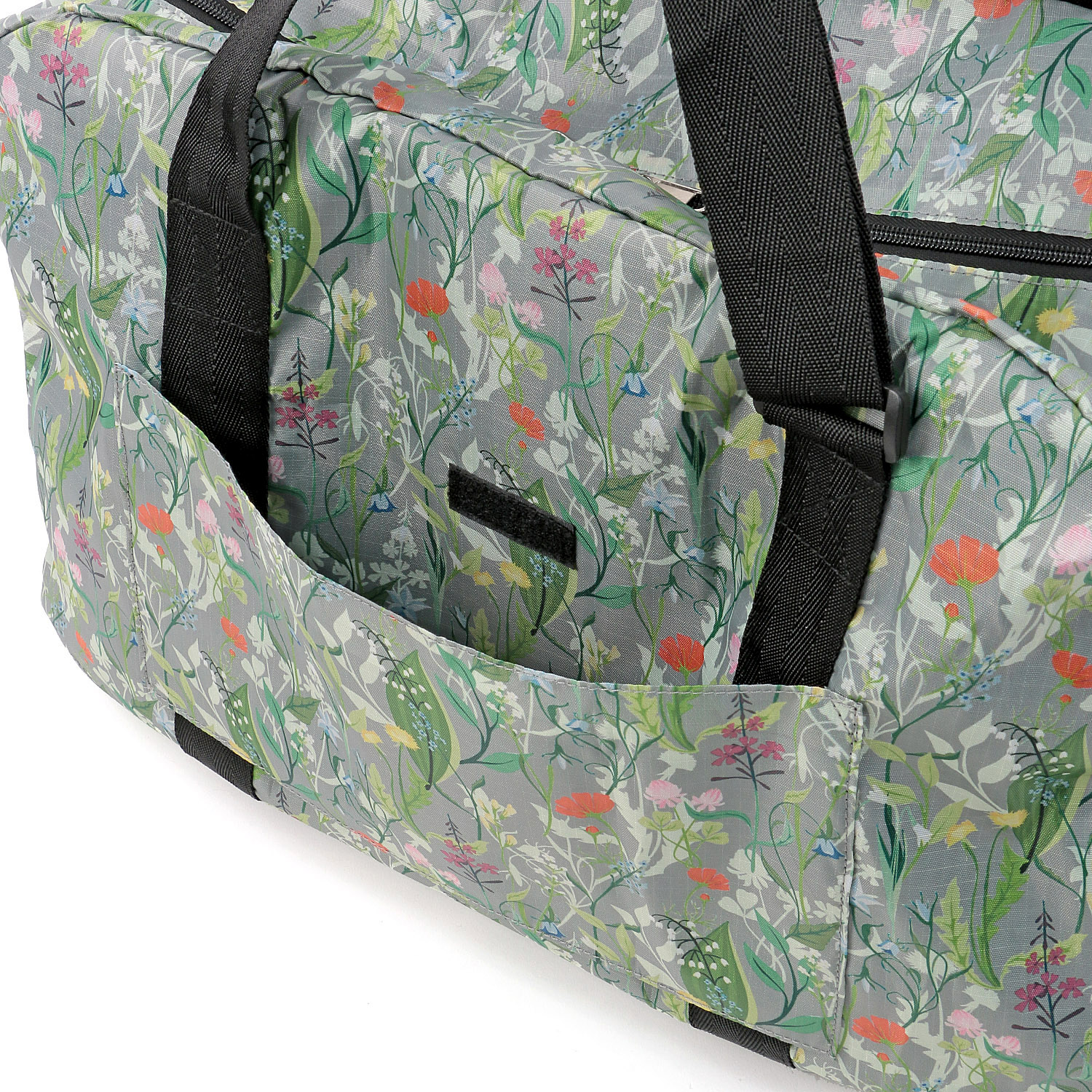 ボタニカル柄コンパクトボストンバッグ - 画像3