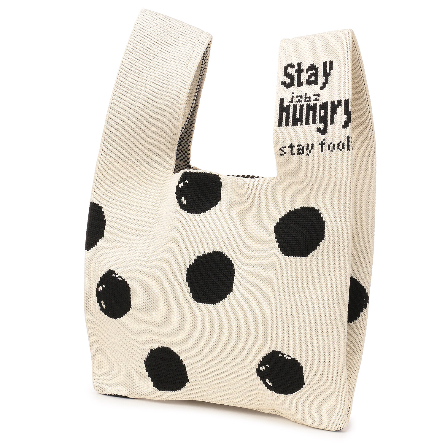 【15ー00は完売終了】柄ものニットくり手バッグ小 - 画像8