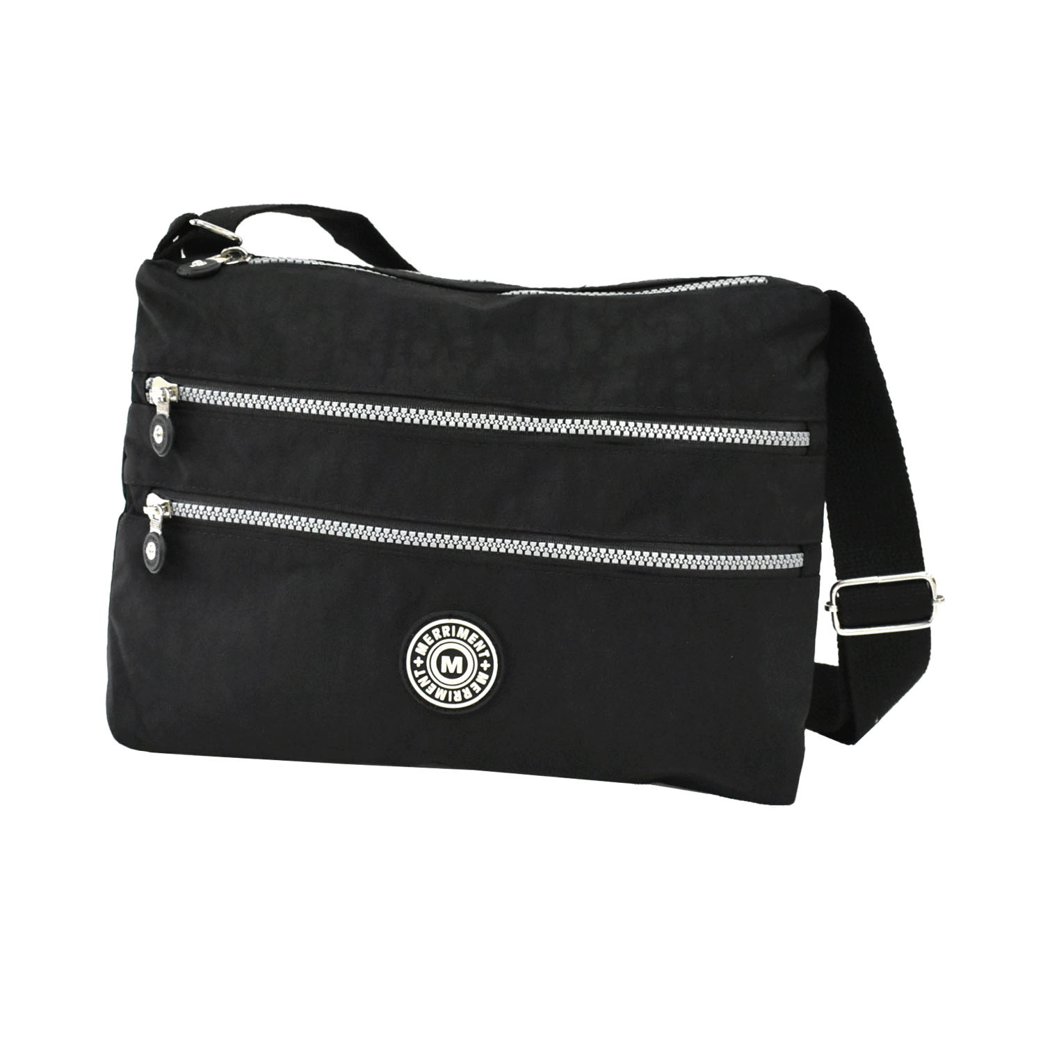 MERRIMENT ナイロン軽量便利ショルダーバッグ