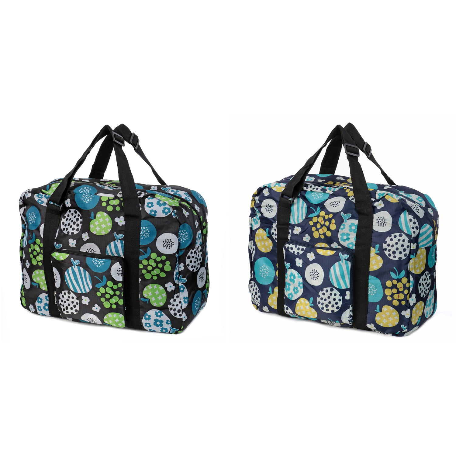 北欧柄コンパクトボストンバッグ