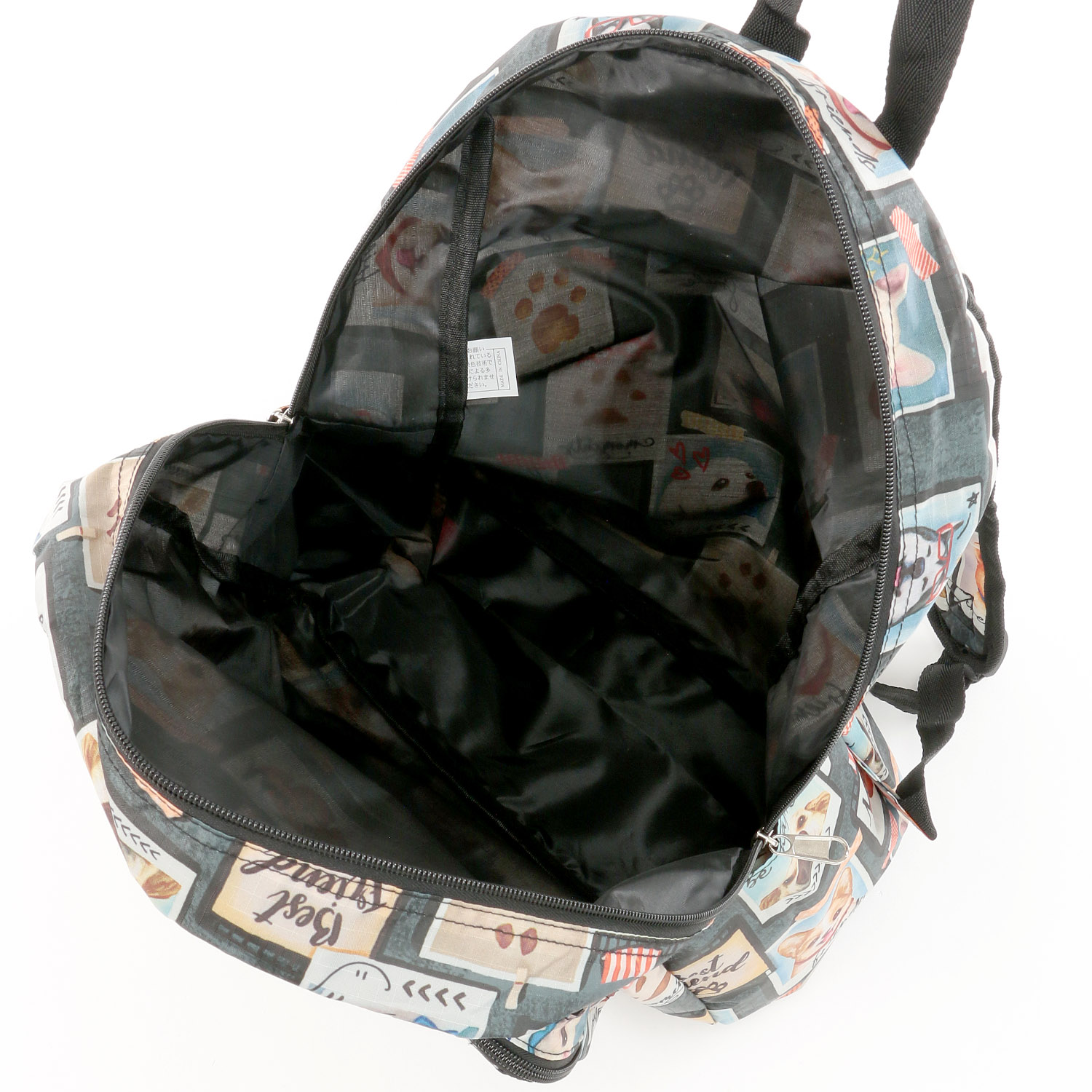 リップシアン イヌ柄コンパクトリュックサック - 画像4