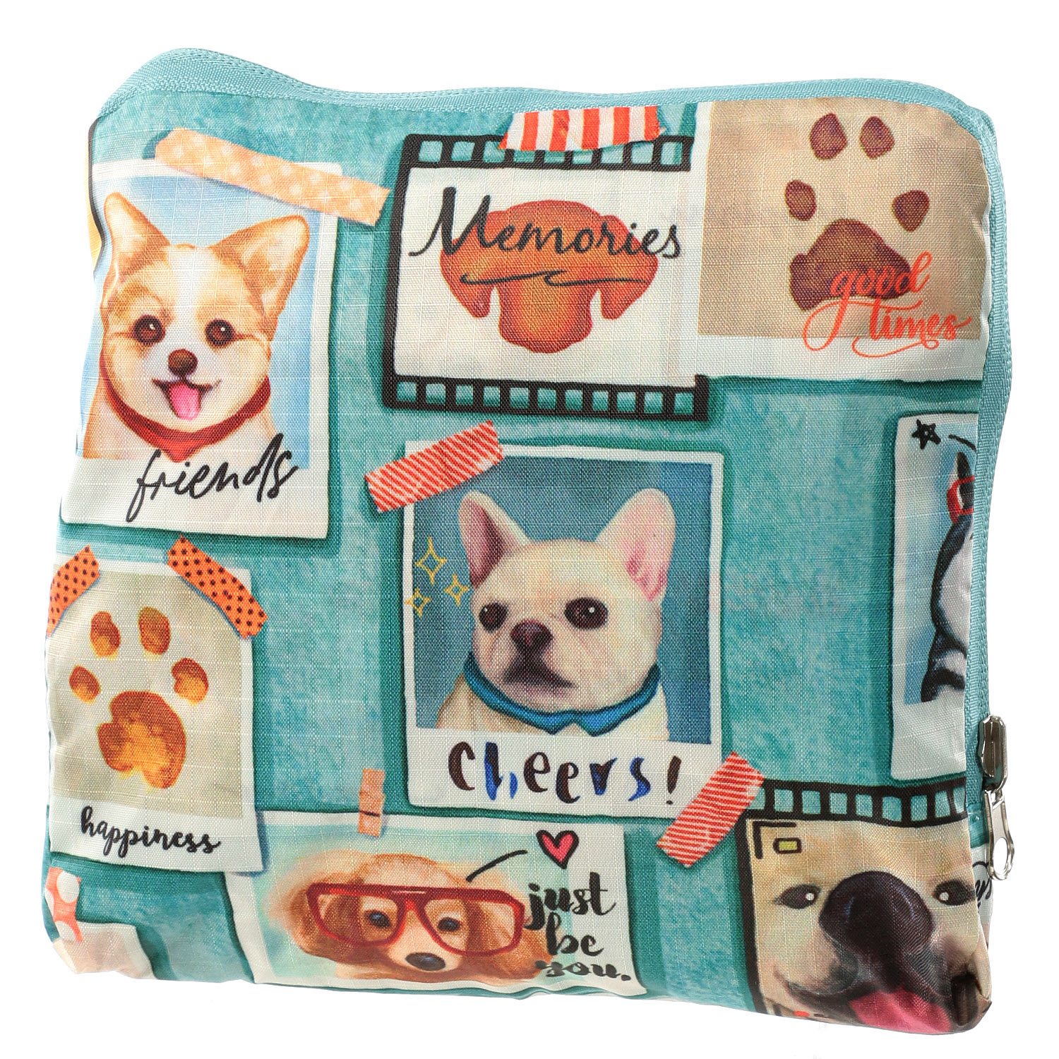 リップシアン イヌ柄コンパクトボストンバッグ - 画像7