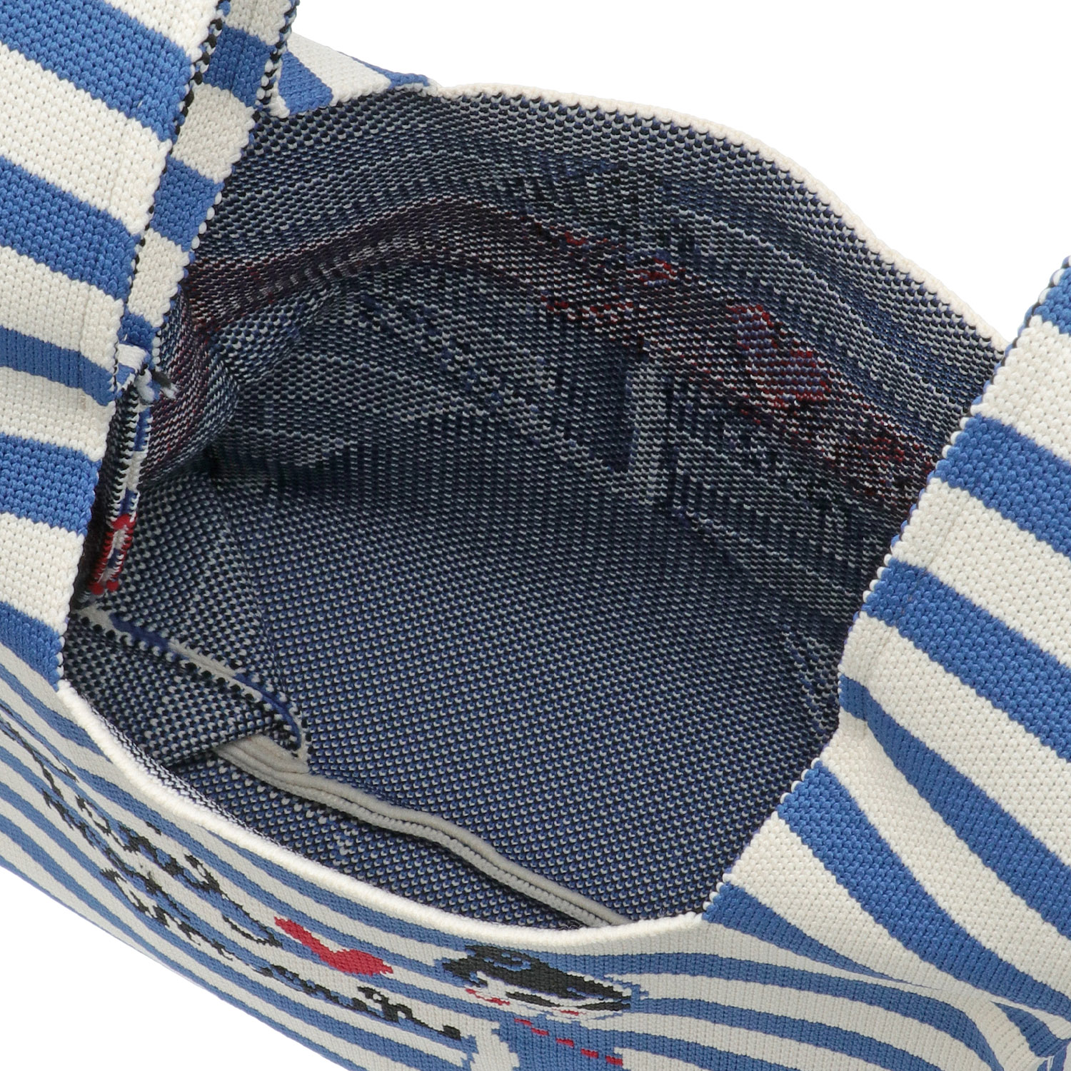 ボーダー女の子ニットバッグ - 画像7