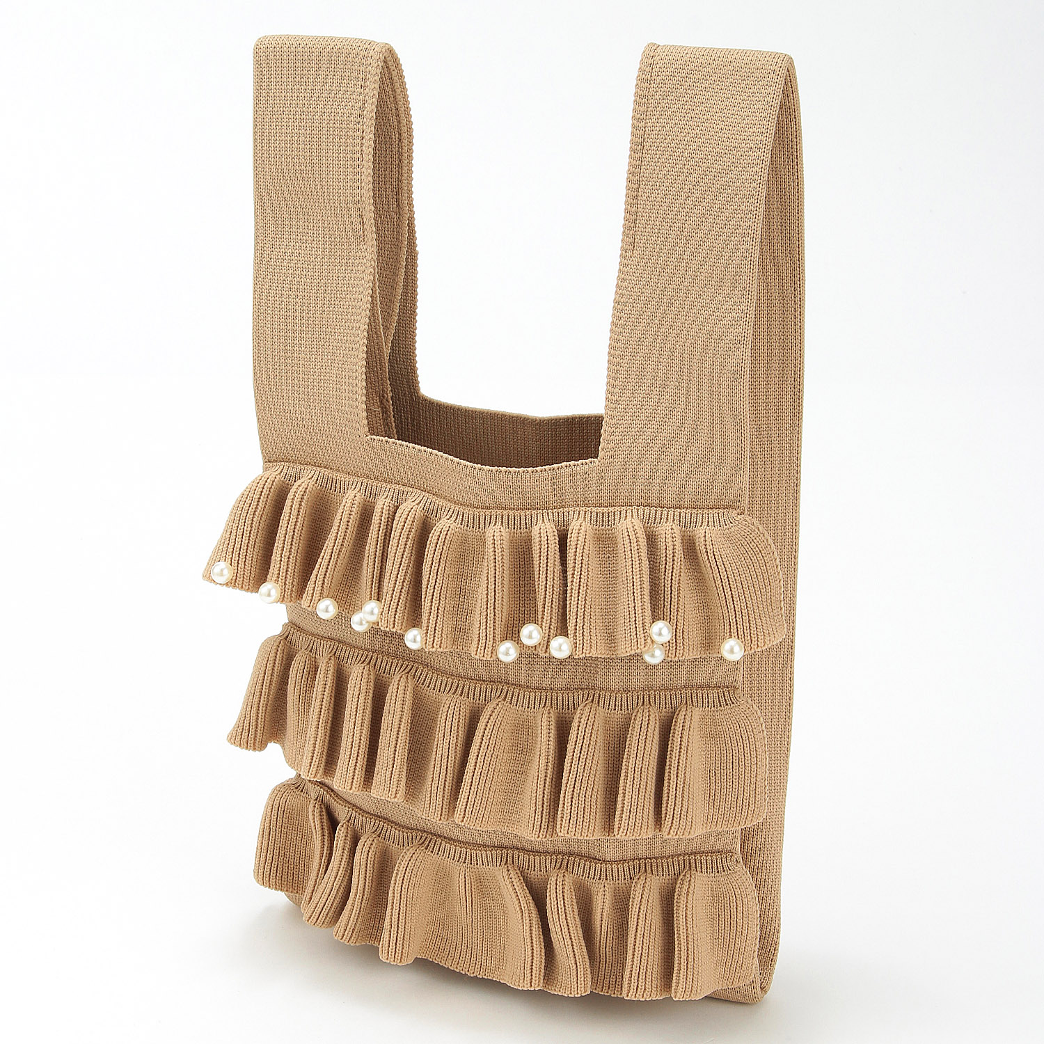 【エトワールオリジナル】パール付フリルバッグ - 画像10