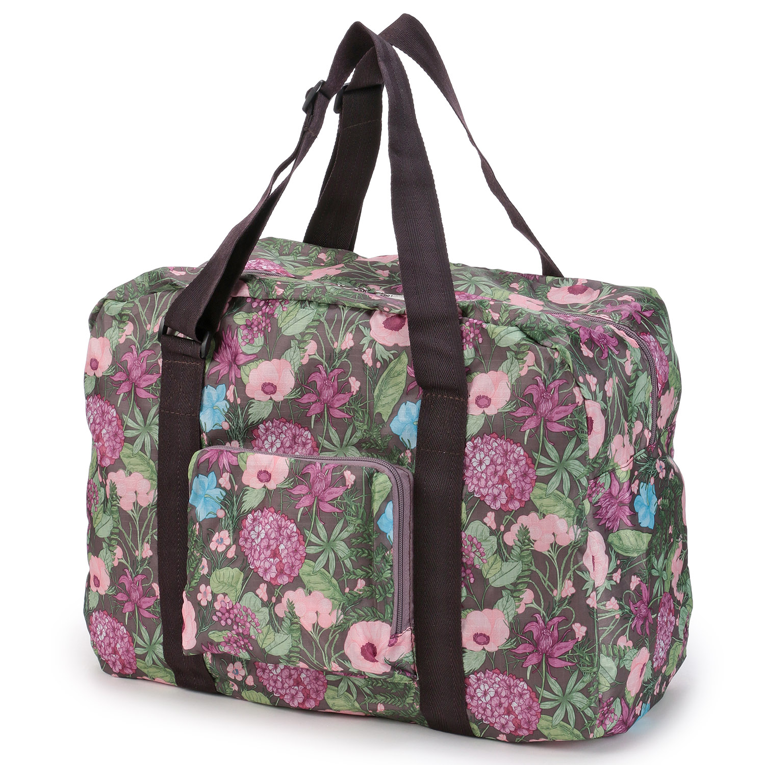 花柄コンパクトボストンバッグ