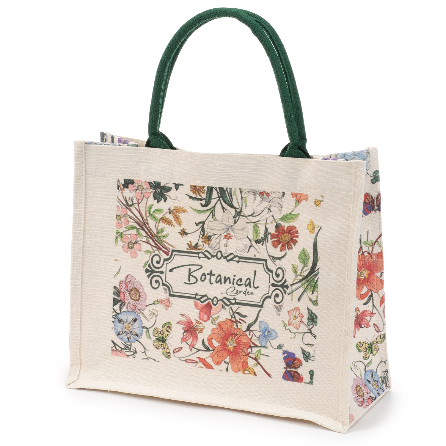 ボタニカル柄トートバッグ - 画像3