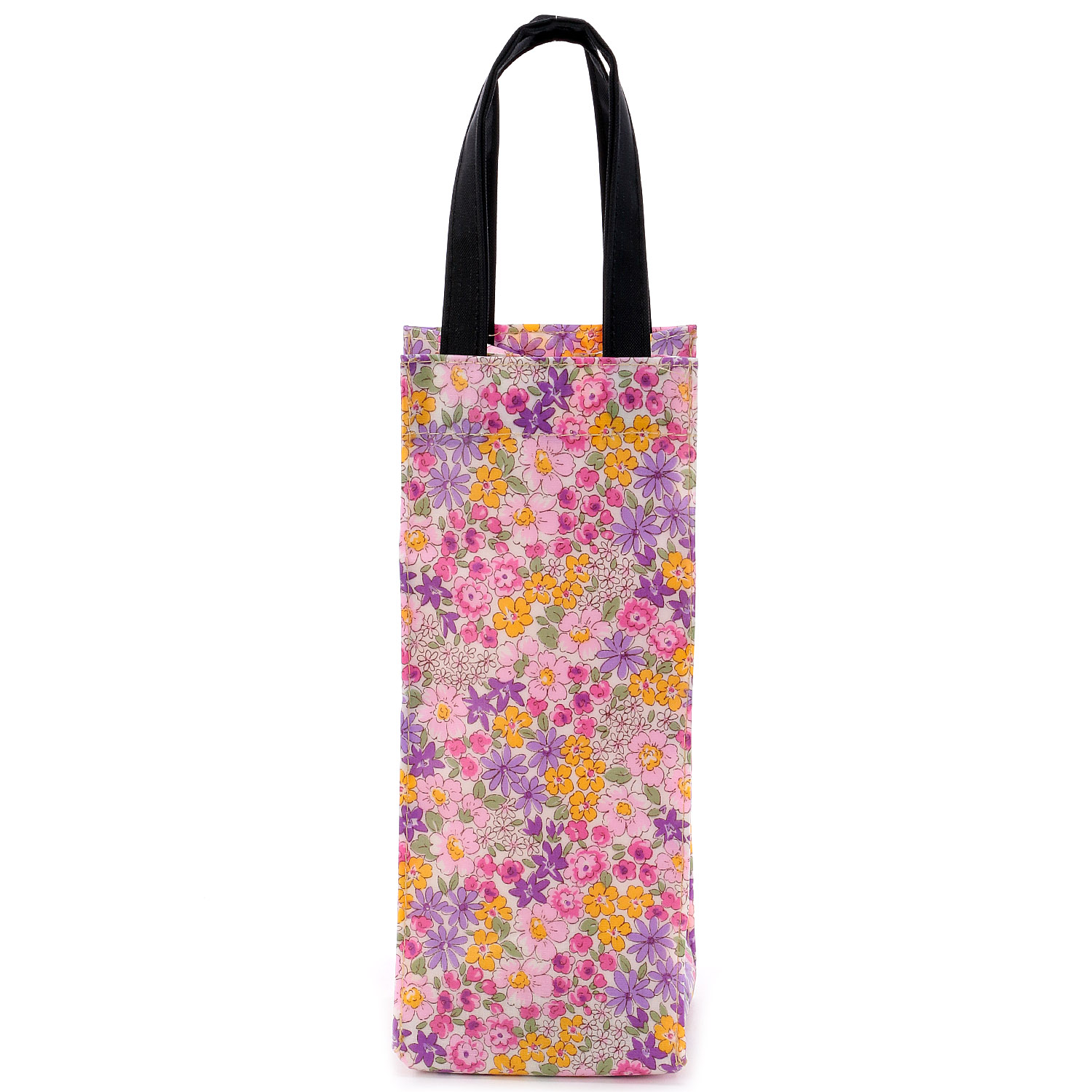 メニーフラワー柄 ボトルバッグ 2個セット - 画像2