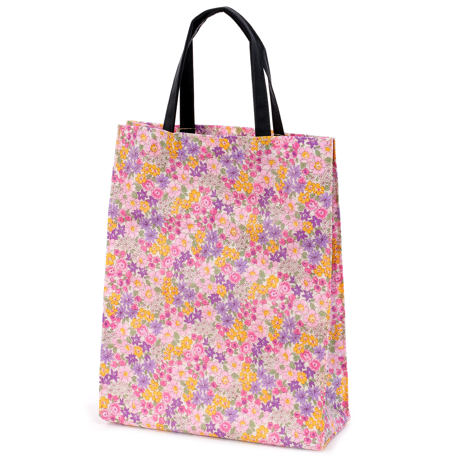 メニーフラワー柄 サイドバッグL - 画像1