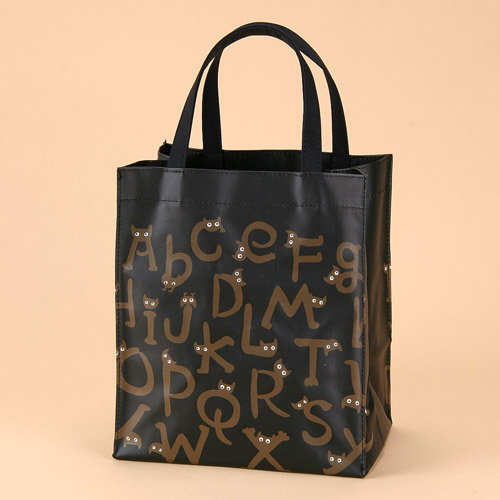 サイドバッグS ABC猫柄