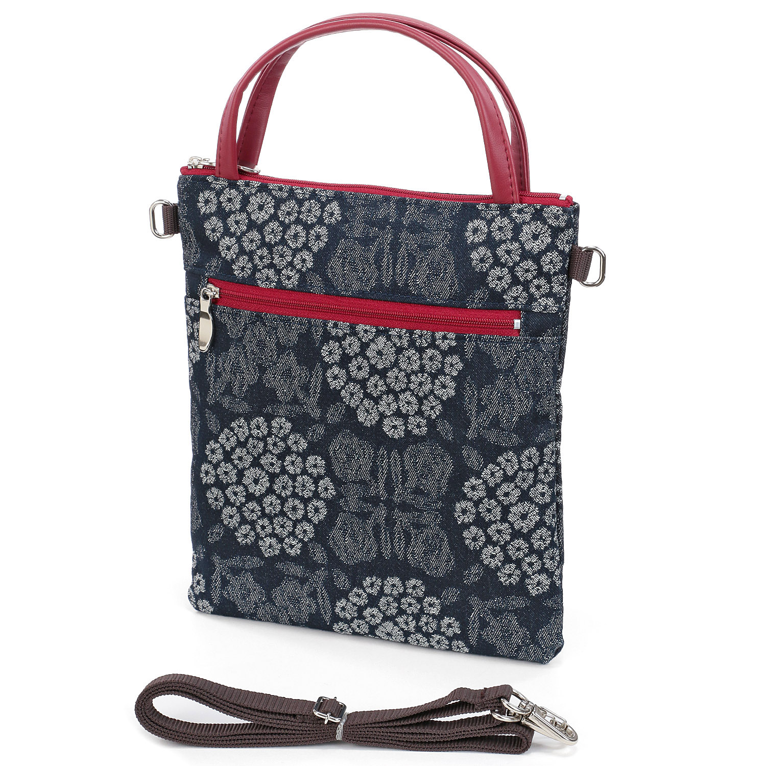 レースフラワー手提げ＆ショルダーバッグ - 画像1