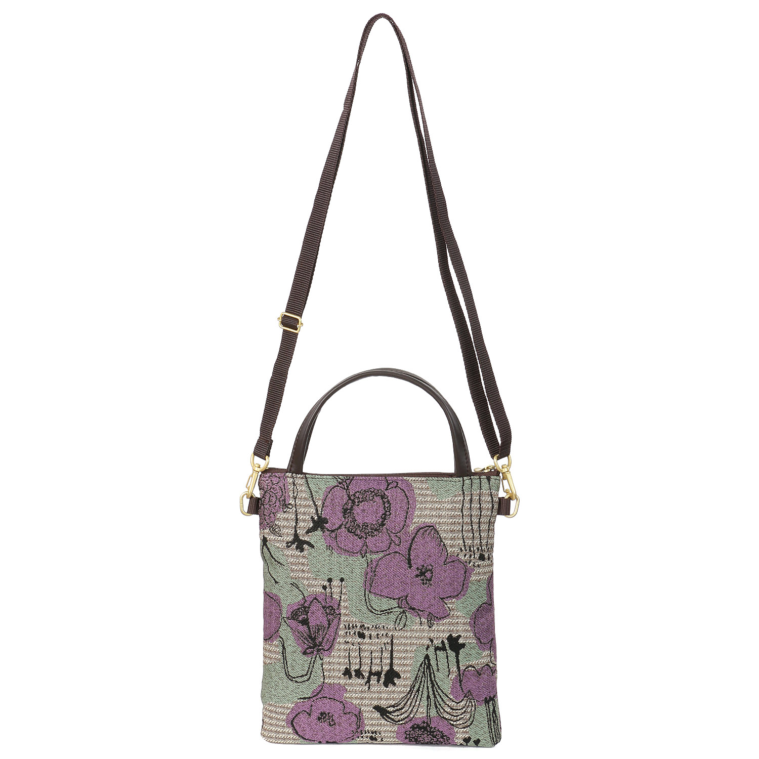 ロコガーデン尾州織 手提げ＆ショルダーバッグ - 画像4