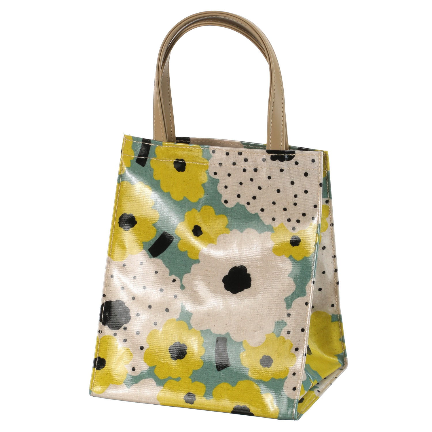 マリーゴールド柄コーティングミニ手提げ - 画像4