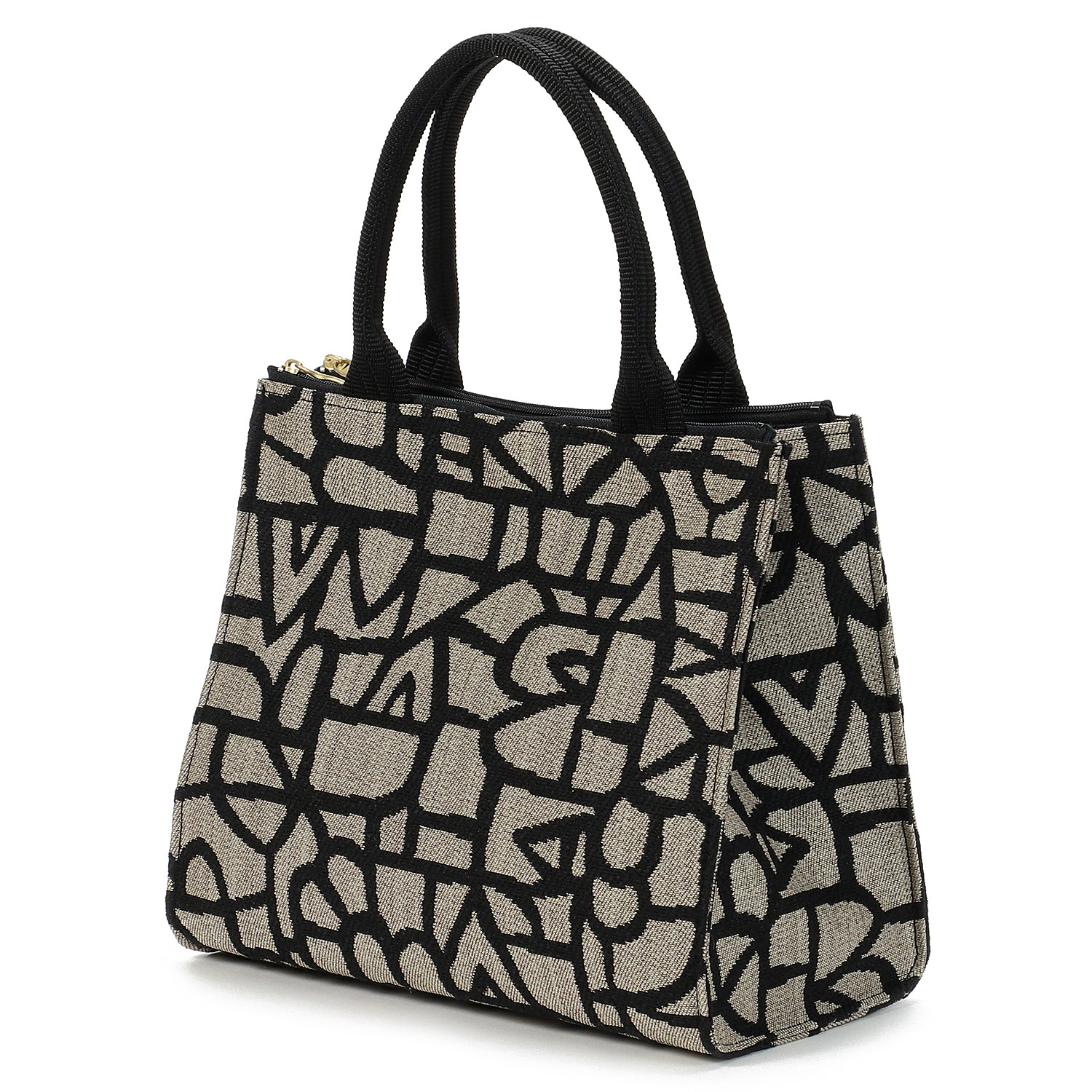 モザイクライン Wファスナー角型バッグ - 画像1