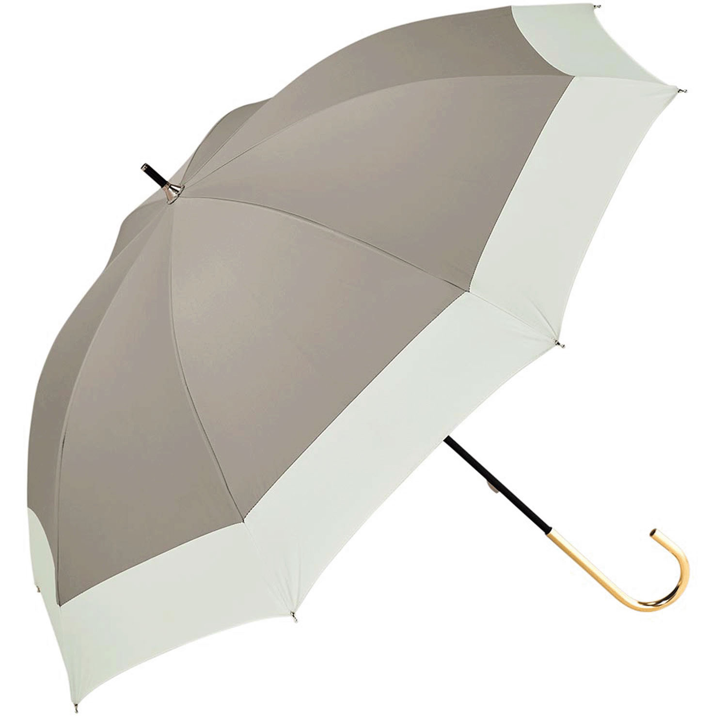 【because】 PUバイカラー日傘長 - 画像3