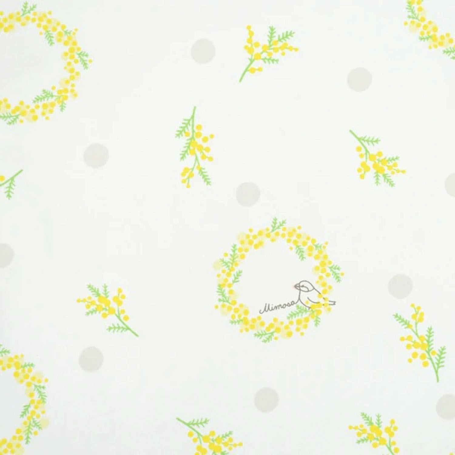 晴雨兼用 ミモザリース長傘 - 画像3