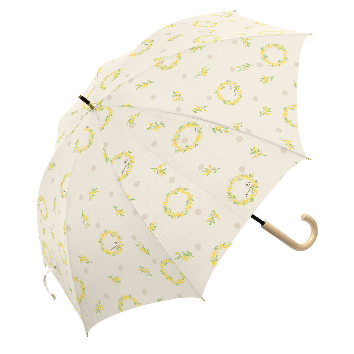 晴雨兼用 ミモザリース長傘