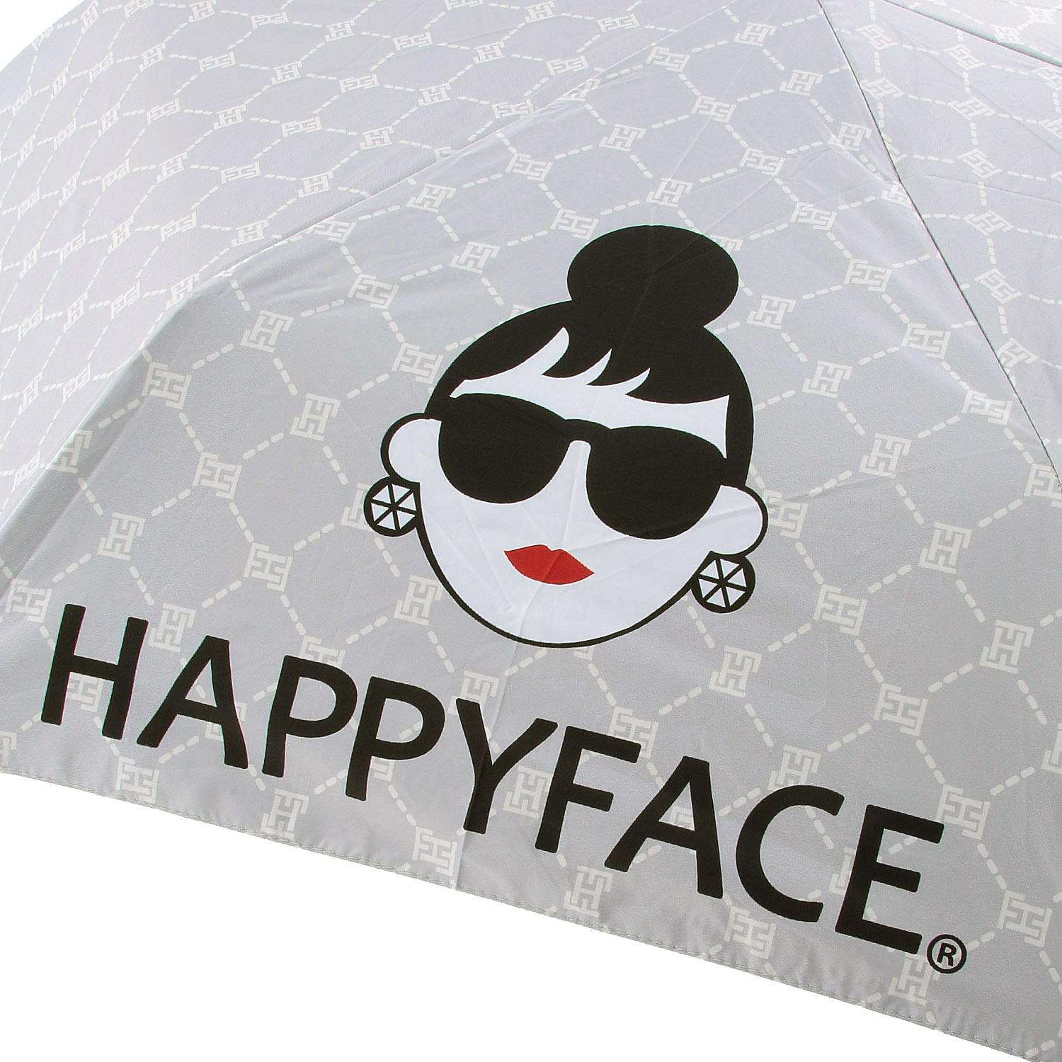 【HAPPYFACE】 クロスライン晴雨兼用折傘 - 画像3