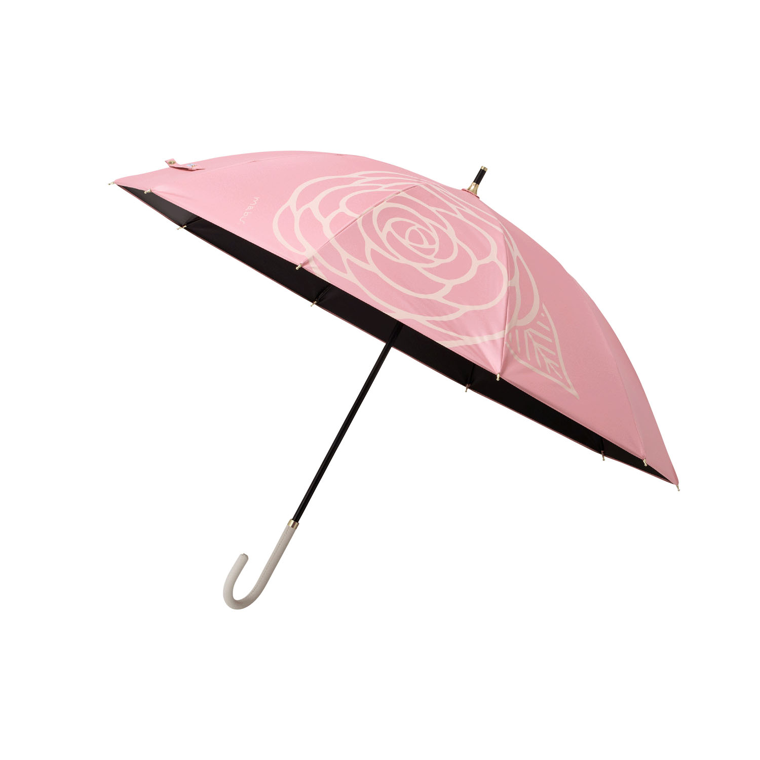 【売れ筋デザイン「一輪の「花」から晴雨兼用傘が登場！】 ベーシック遮光 フラワショート傘 - 画像7