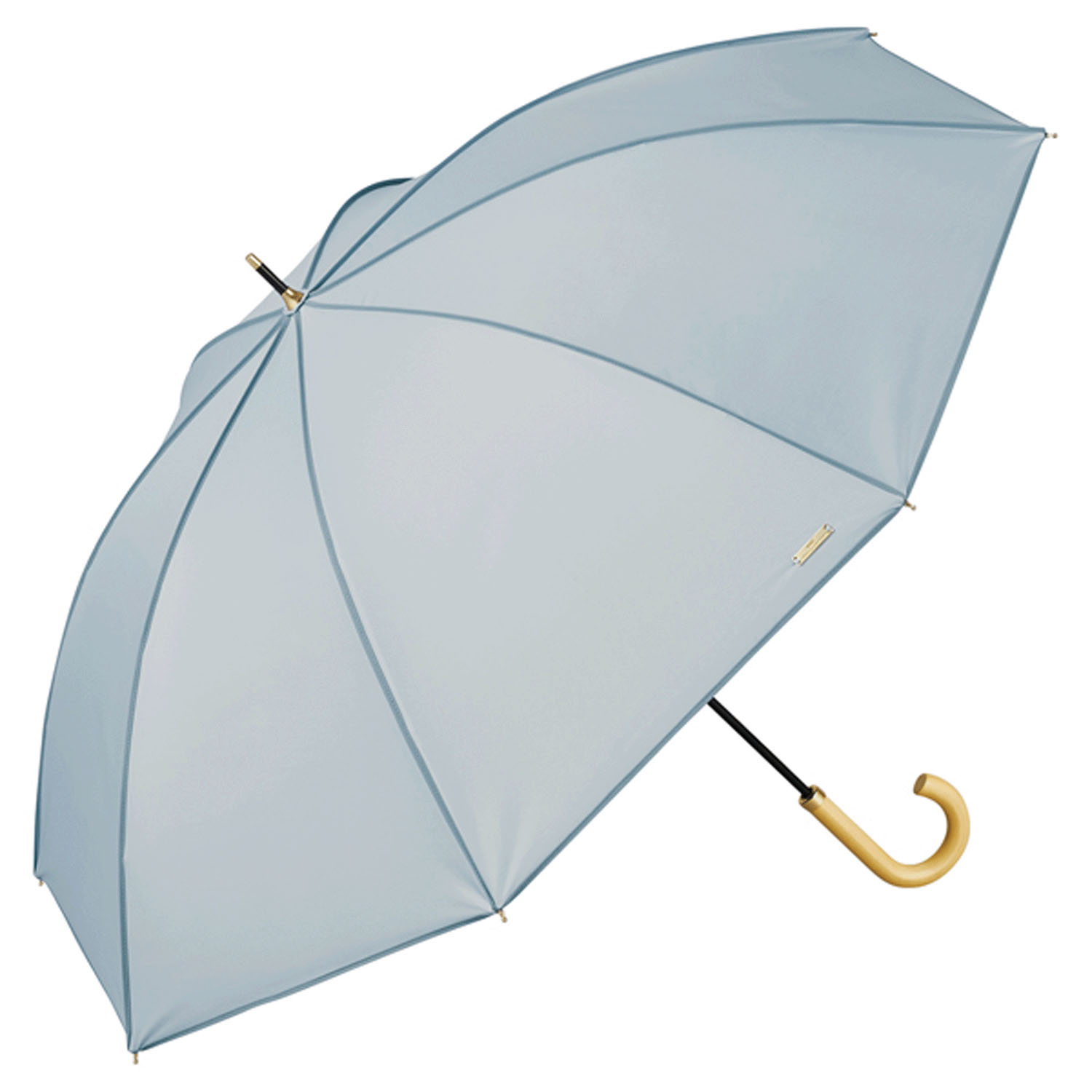 Wpc．遮光プレーンパイピン長傘