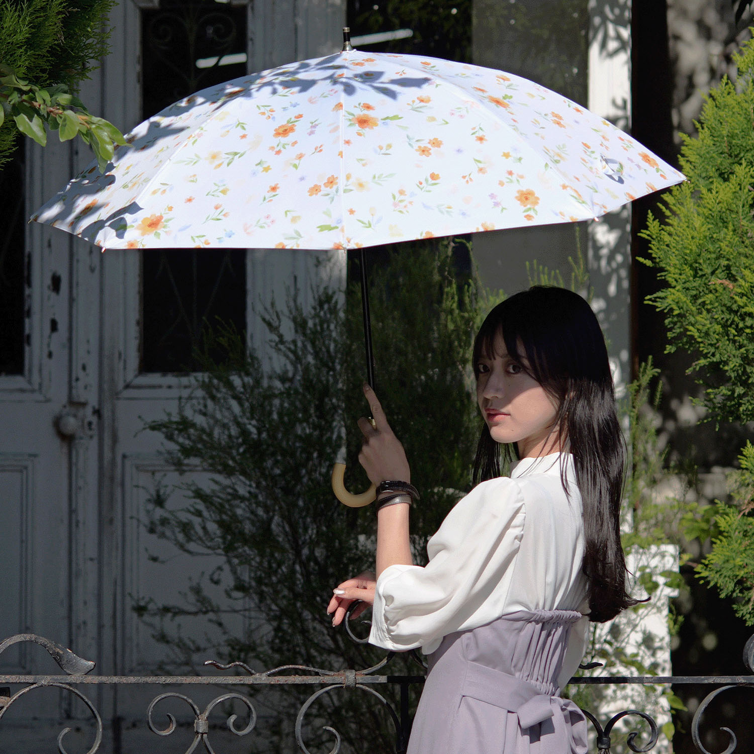 晴雨兼用 ルーチェフィオレ長傘