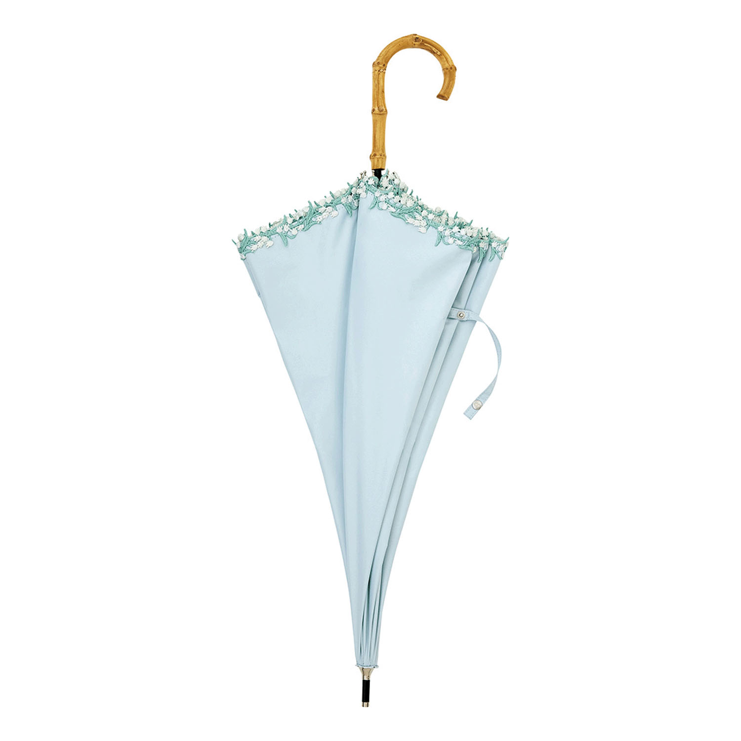 【because】 晴雨兼用 PUフラワーレース長傘 - 画像6