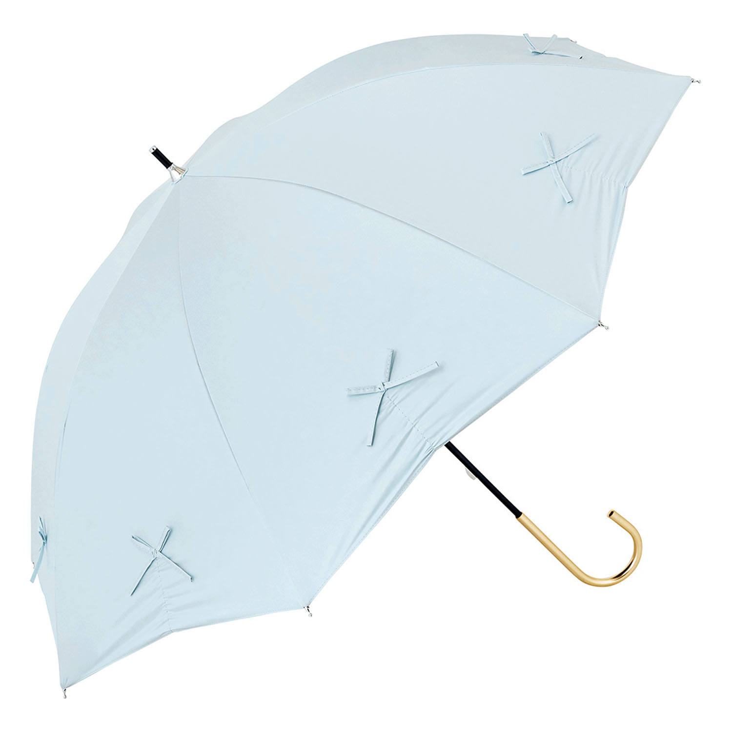 【because】 晴雨兼用 PUシャーリングリボン長傘 - 画像4