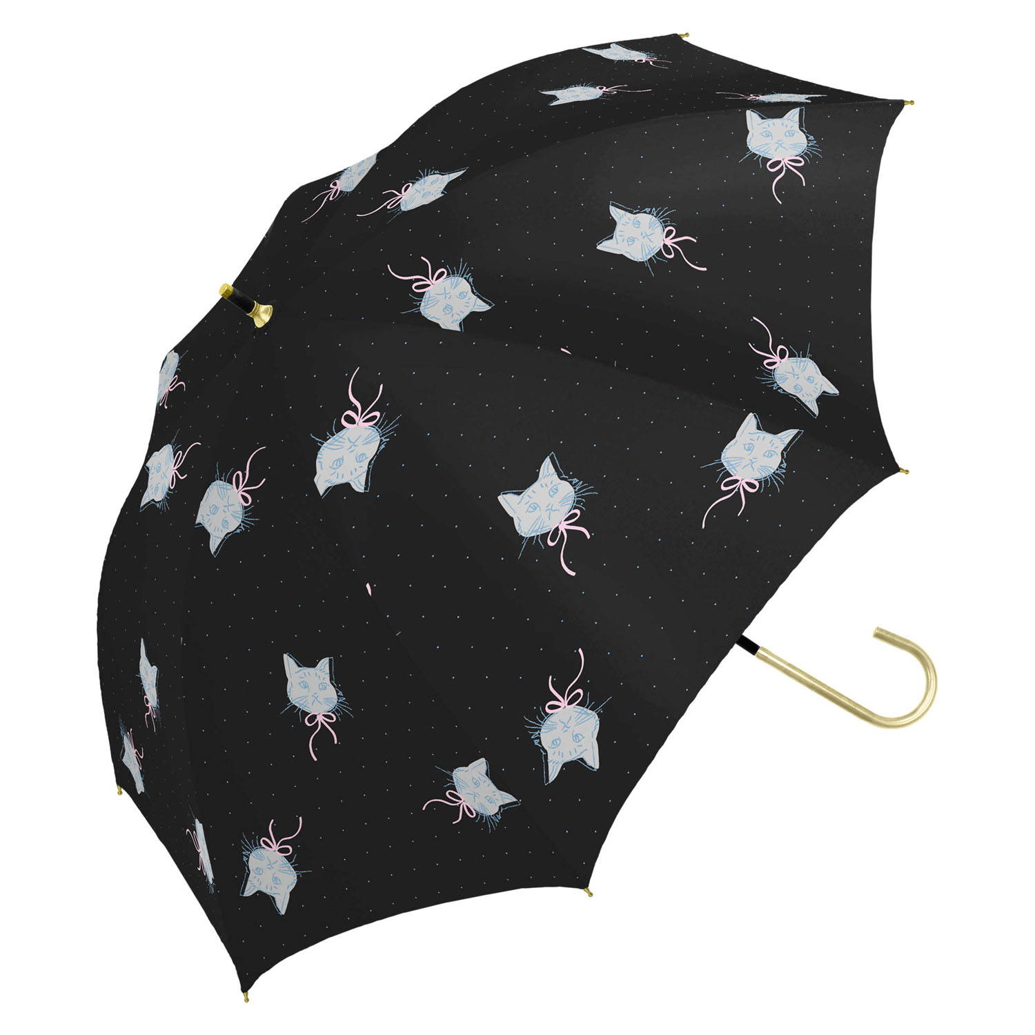 【assa】 晴雨兼用キャット長傘