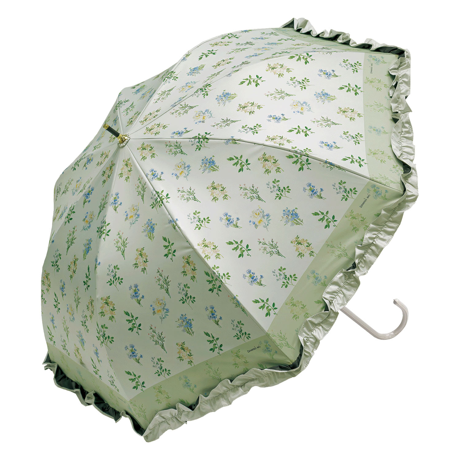 アーチストブルーム 晴雨兼用ダンフィナイ フリルジャンプ傘 - 画像2