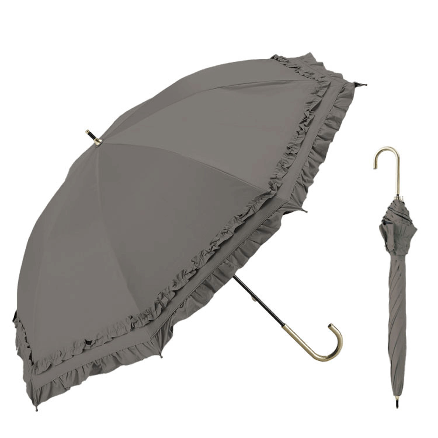 【ダブルフリル】 晴雨兼用 ダブリフリル長傘 - 画像3