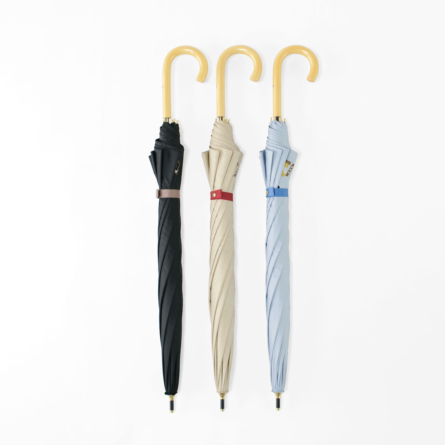 晴雨兼用 本と猫刺繍長傘 - 画像7