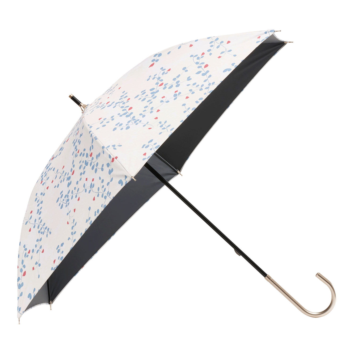 【water front】 スーパーフライ晴雨兼用タイニーヴァイン長傘 - 画像3