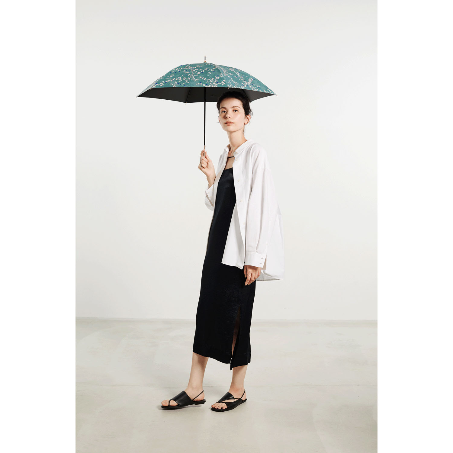 【water front】 スーパーフライ晴雨兼用タイニーヴァイン長傘