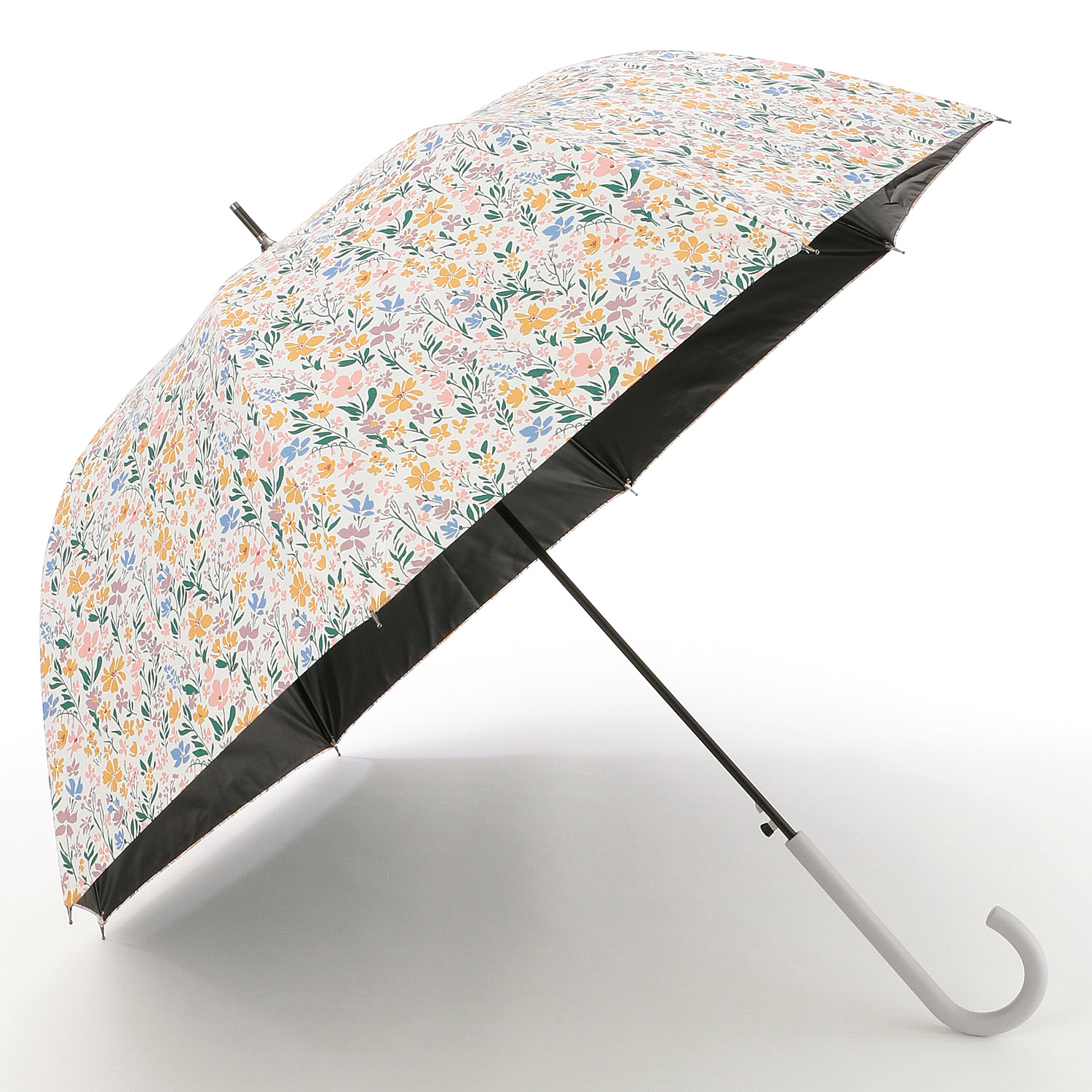 晴雨兼用傘  マルチボタニカル柄 ジャンプ - 画像2