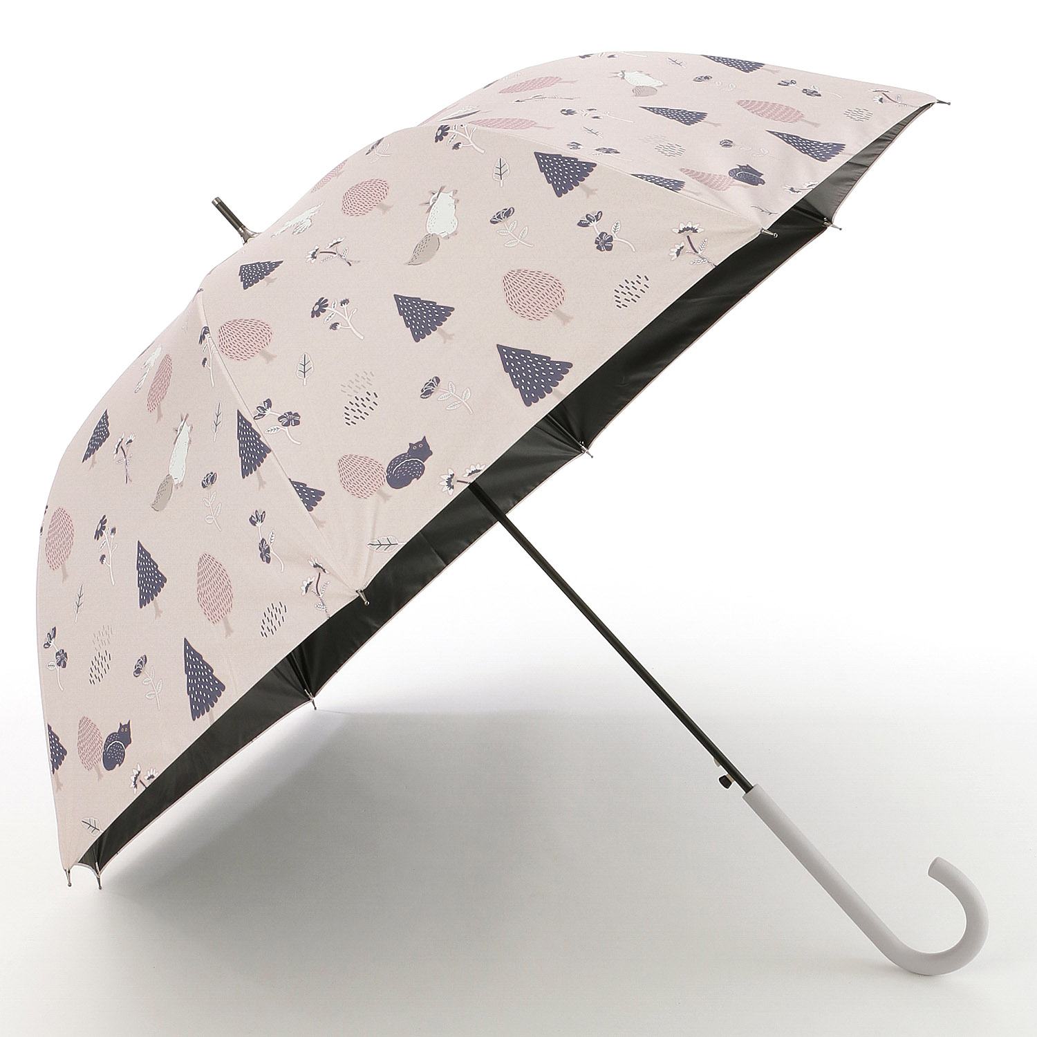 晴雨兼用傘 ネコ柄ジャンプ - 画像2