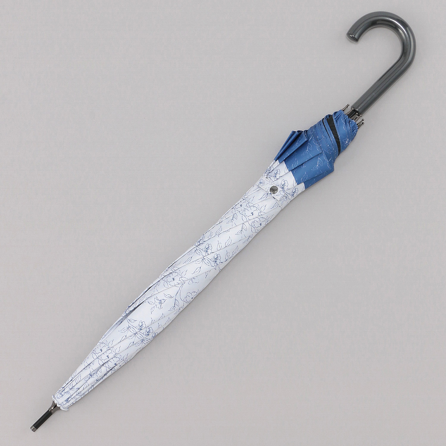 晴雨兼用傘 モノクロームボタニカル柄ショート - 画像4