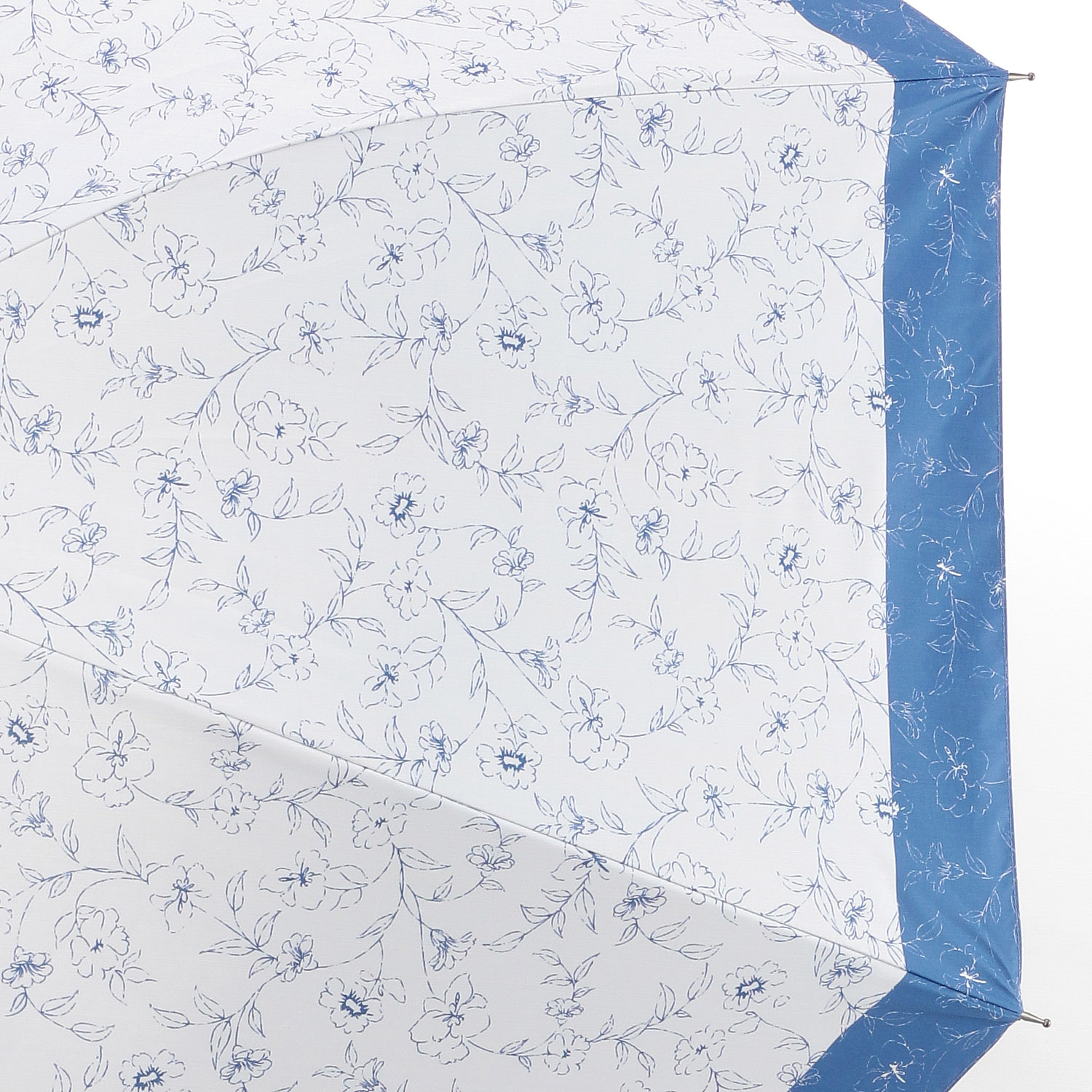 晴雨兼用傘 モノクロームボタニカル柄ショート - 画像5