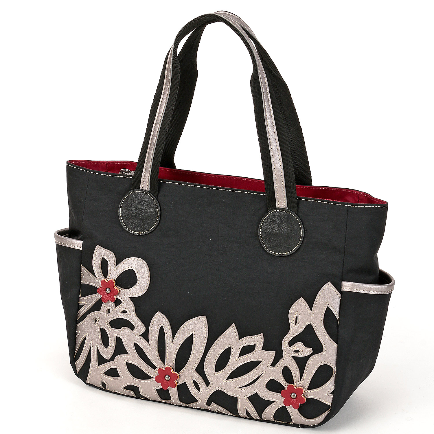 花カットワークバッグ - 画像7