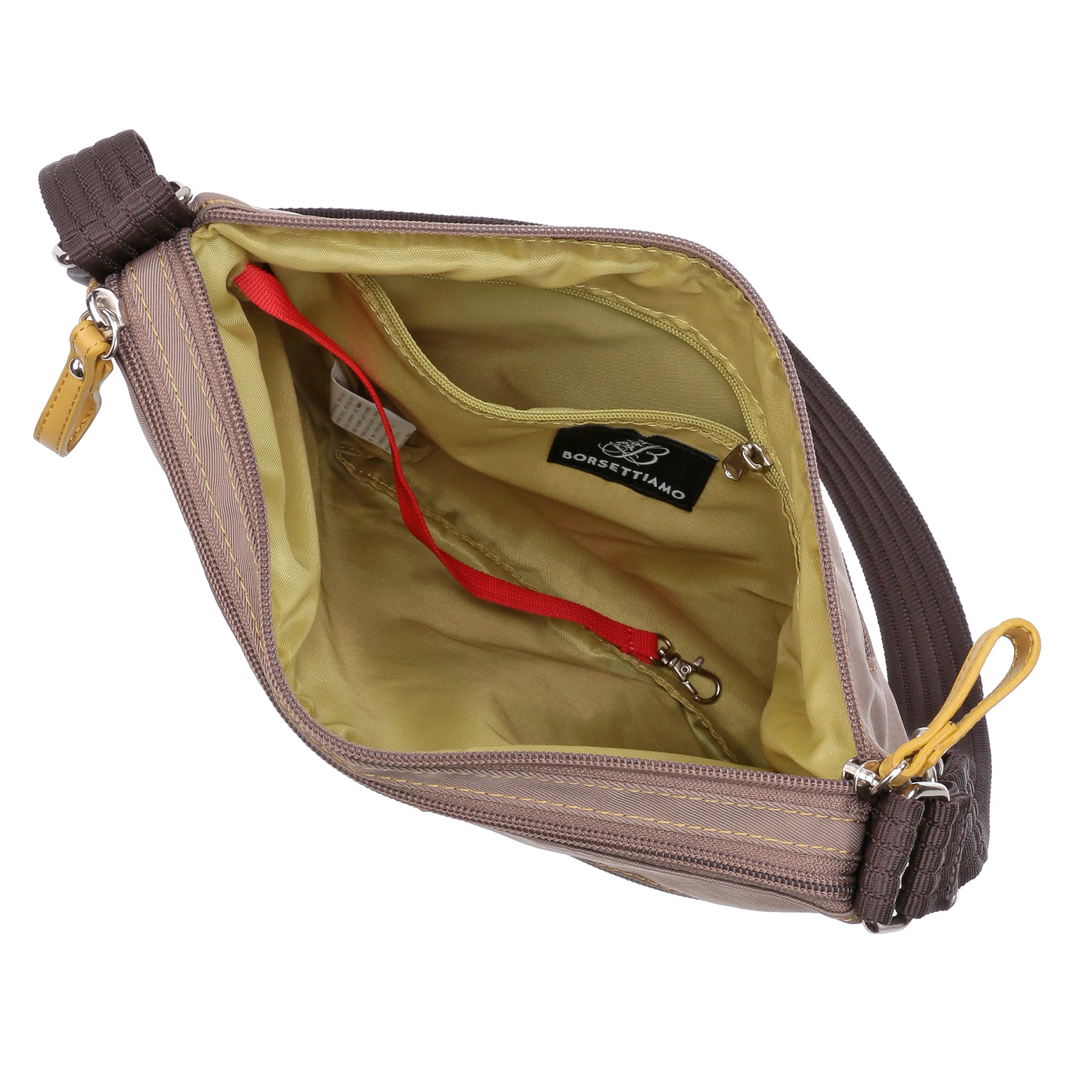 BORSETTIAMO ステッチ薄マチショルダーバッグ - 画像6