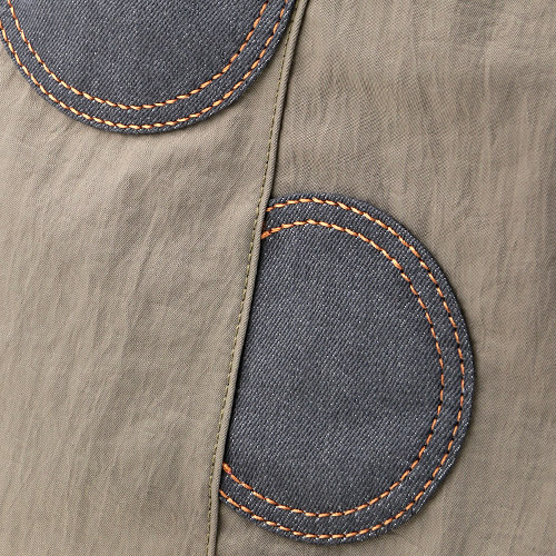 ドットパッチワークあおり型トートバッグ - 画像5