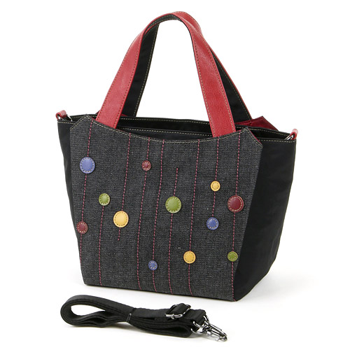 ドット柄2WAYバッグ - 画像5