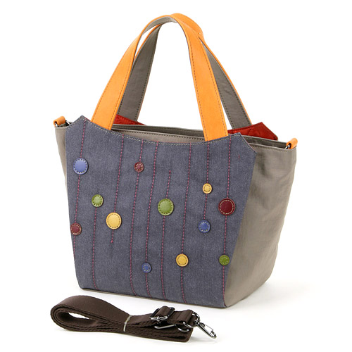 ドット柄2WAYバッグ - 画像1