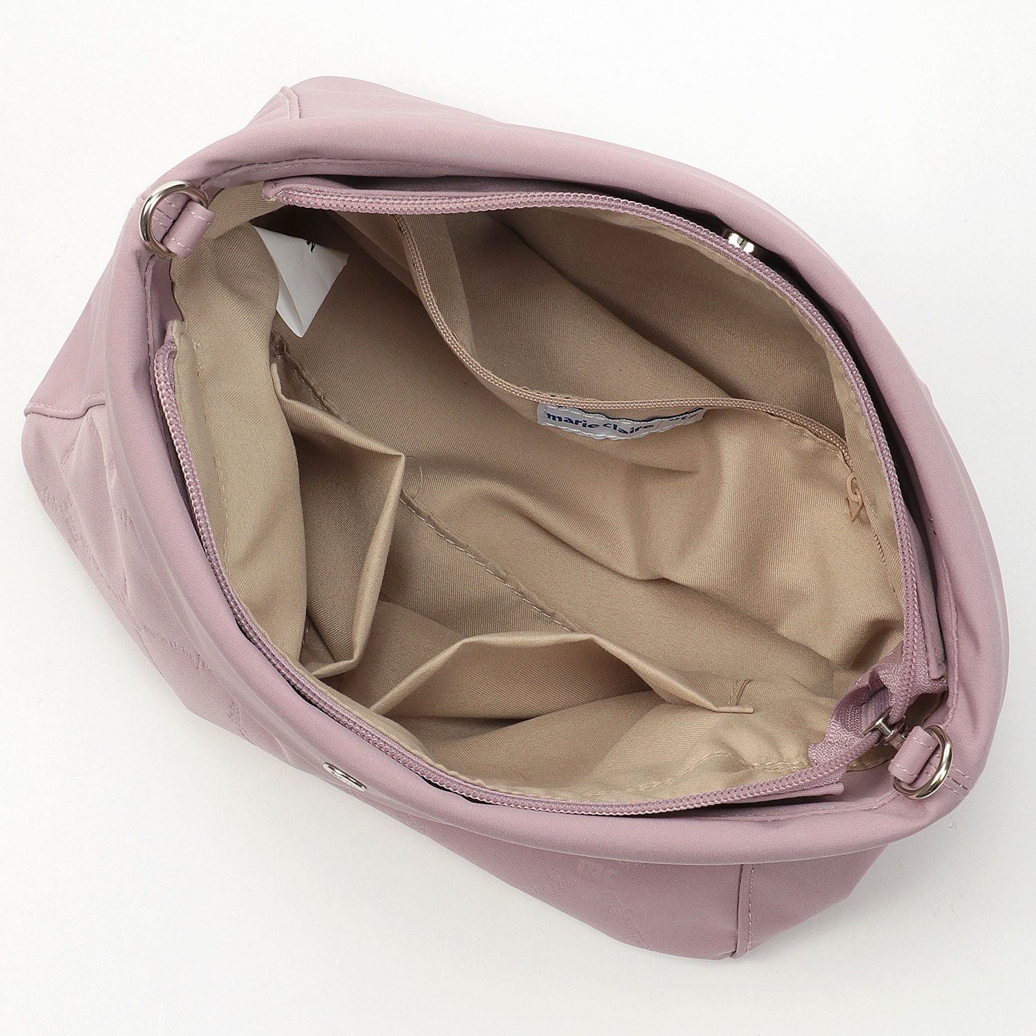 marie claire bis 型押しショルダーバッグ - 画像7