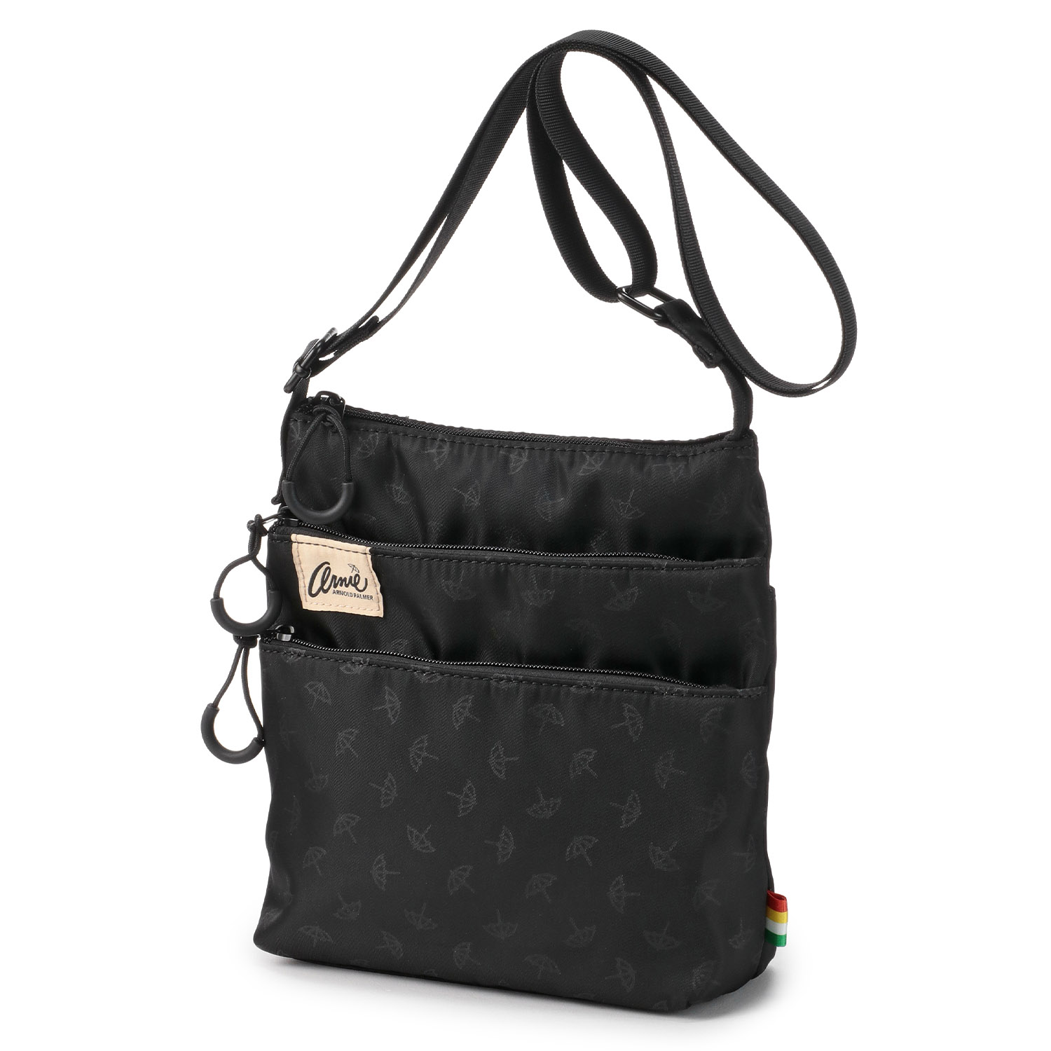 アーノルドパーマー クリアプリント3ファスナーポシェット - 画像3