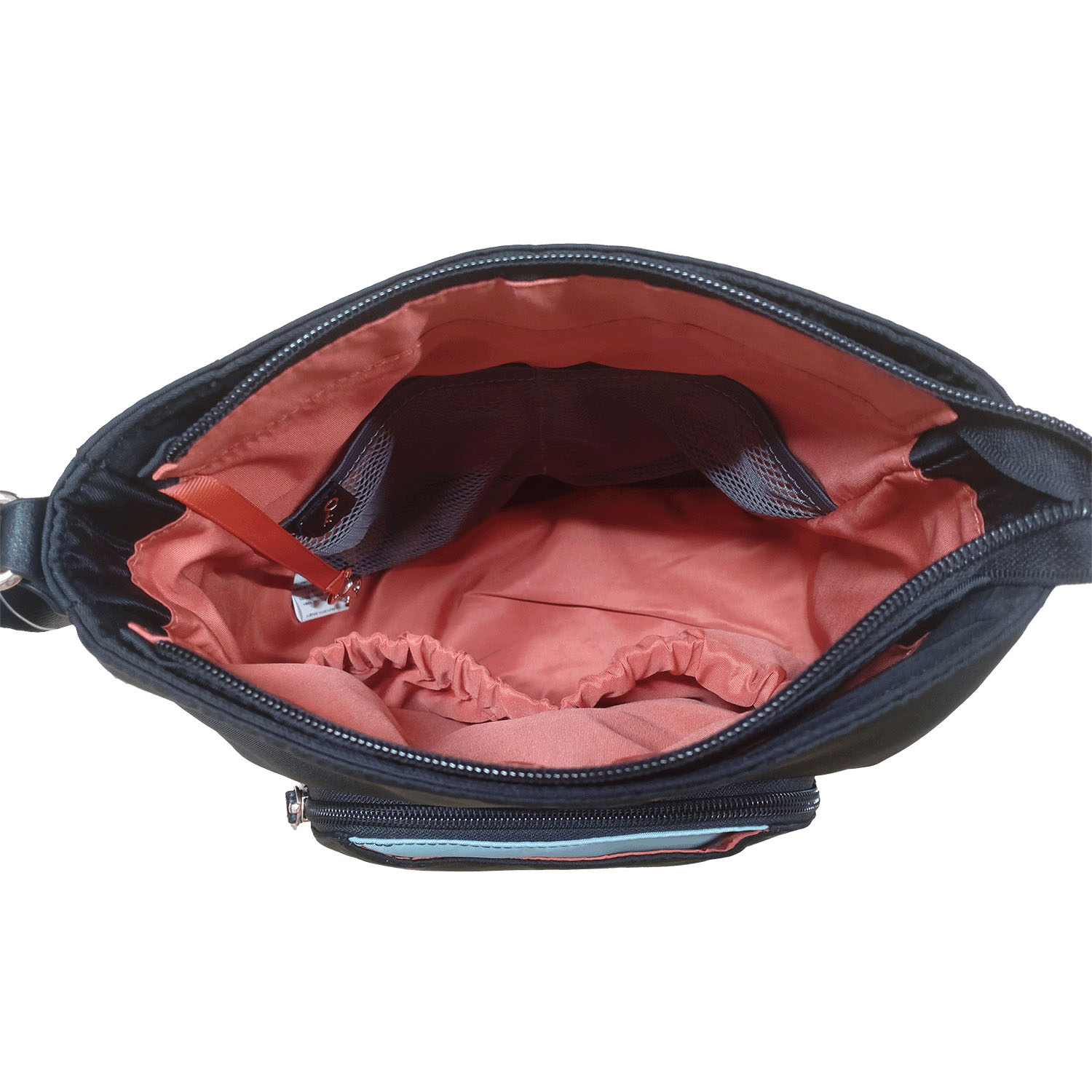 パッと中身がよくわかる バイカラー縦型ショルダーバッグ - 画像6