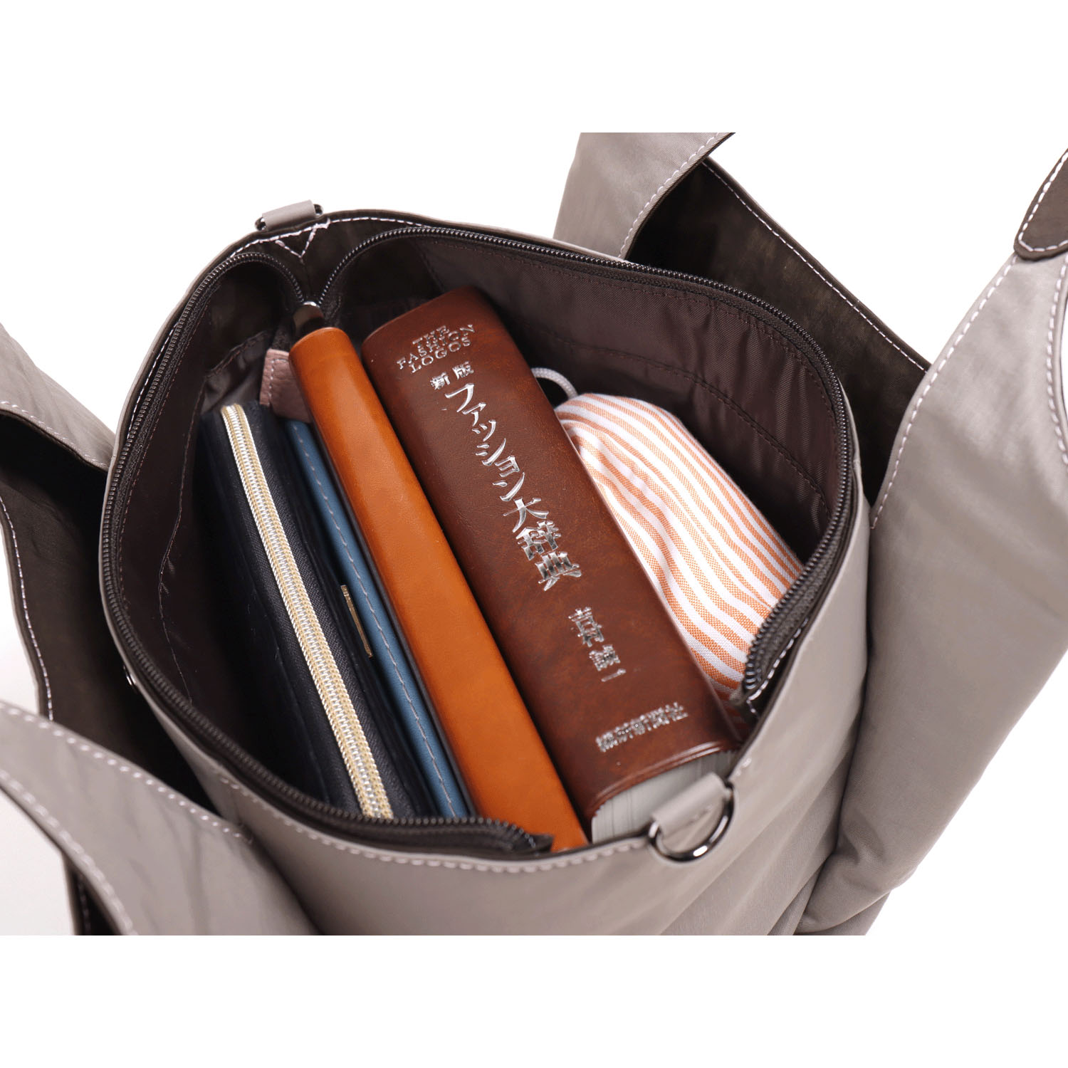 ツートンハンドル2WAYバッグ - 画像7