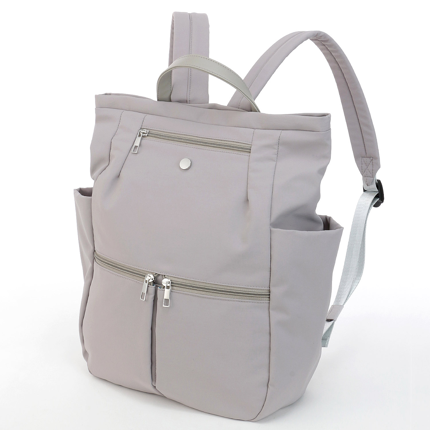 時短 カシメ多収納Wファスナ－リュックサック - 画像2