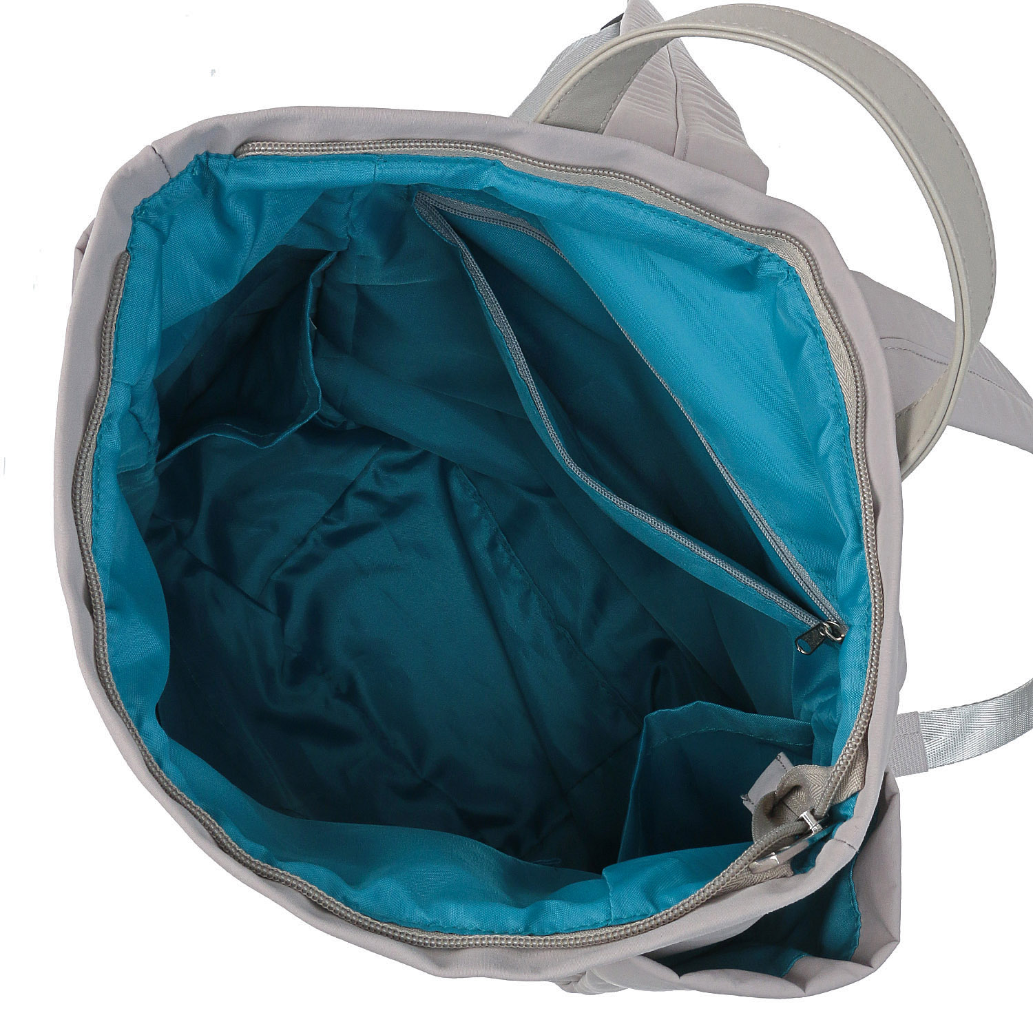 時短 カシメ多収納Wファスナ－リュックサック - 画像4