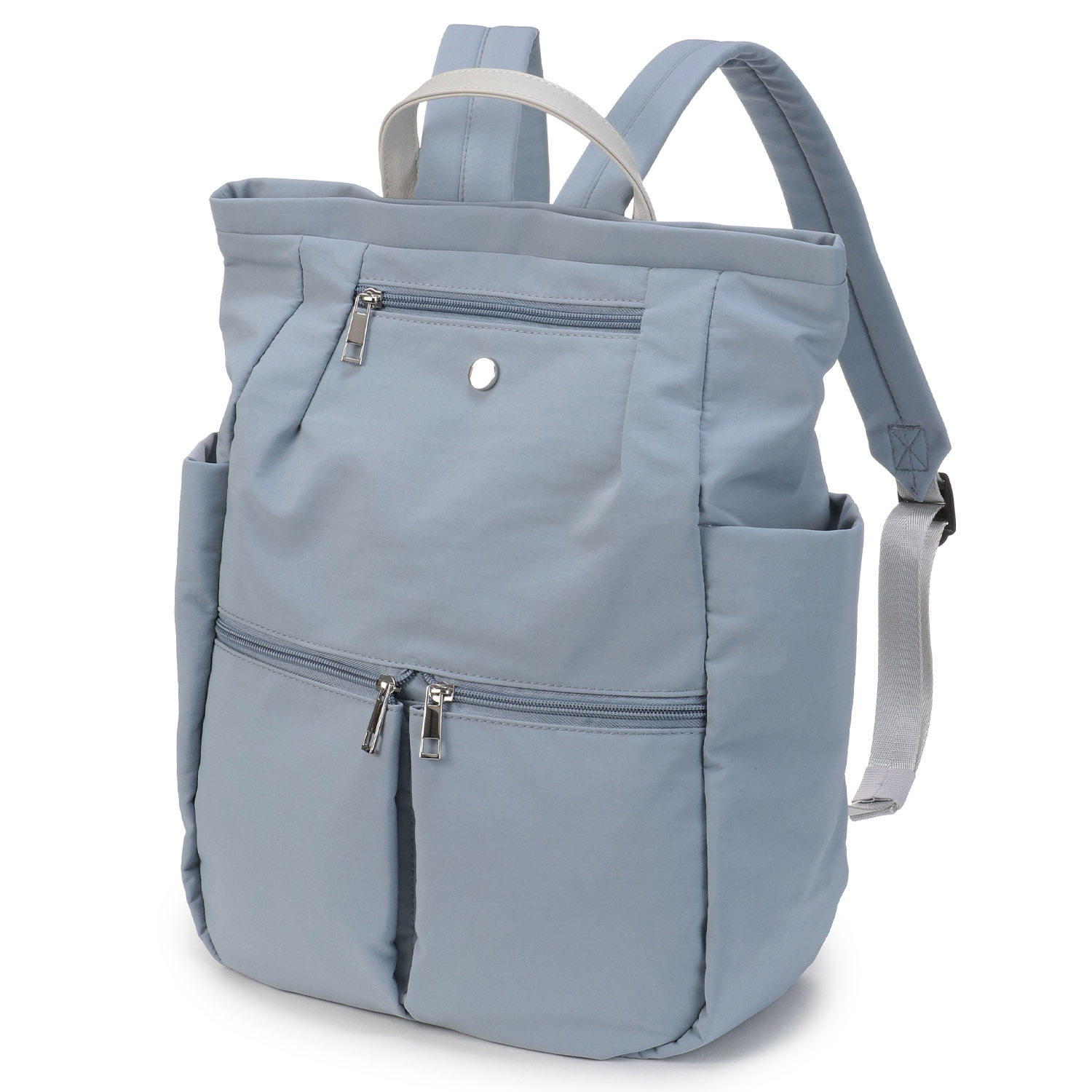 時短 カシメ多収納Wファスナ－リュックサック - 画像7